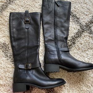 Cole Haan- tall black boots